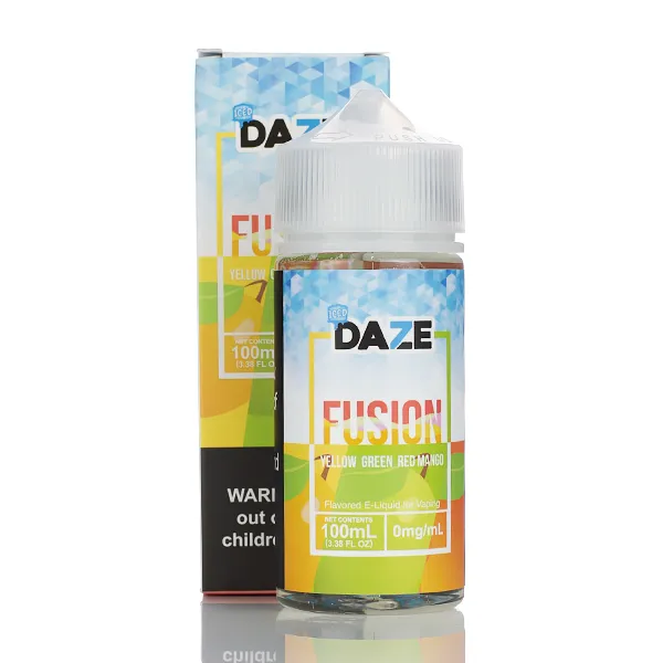 7 Daze Fusion ICED - No Nicotine Vape Juice - 100ml - Image 11
