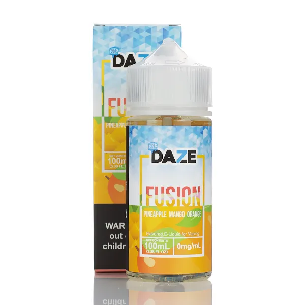 7 Daze Fusion ICED - No Nicotine Vape Juice - 100ml - Image 8