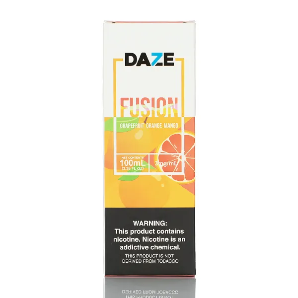 7 Daze Fusion TFN - Grapefruit Orange Mango - 100ml - Image 3