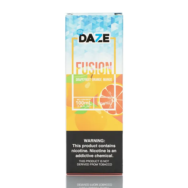 7 Daze Fusion TFN - Grapefruit Orange Mango ICED- 100ml - Image 3