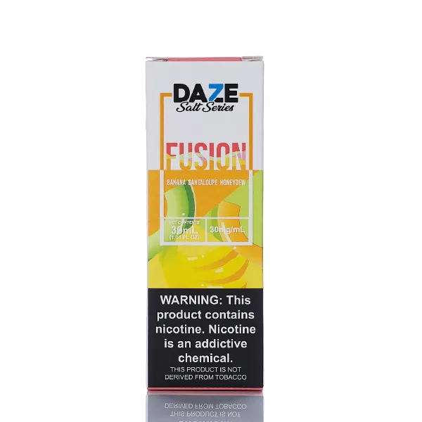 7 Daze Fusion TFN Salt - Banana Cantaloupe Honeydew - 30ml - Image 3