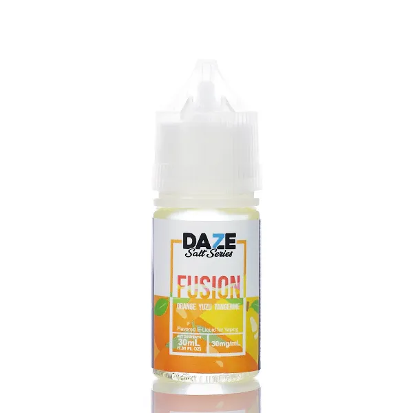 7 Daze Fusion TFN Salt - Orange Yuzu Tangerine - 30ml - Image 2