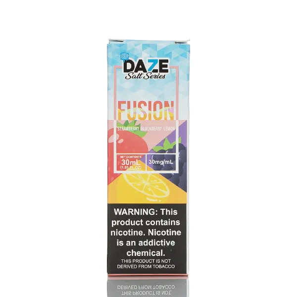 7 Daze Fusion TFN Salt - Strawberry Blackberry Lemon ICED - 30ml - Image 3