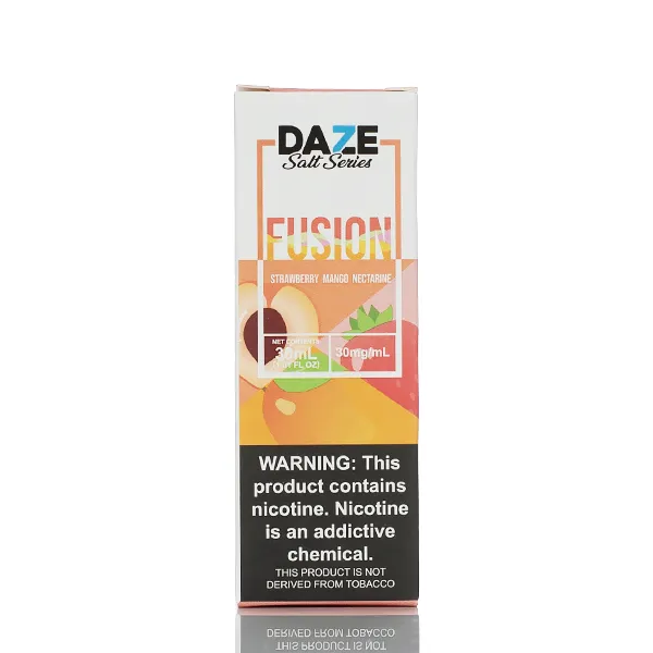 7 Daze Fusion TFN Salt - Strawberry Mango Nectarine - 30ml - Image 3