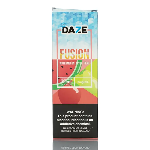 7 Daze Fusion TFN - Watermelon Apple Pear ICED - 100ml - Image 3