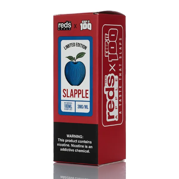 7 Daze Reds Apple x Keep It 100 - Slapple - 100ml - Image 3