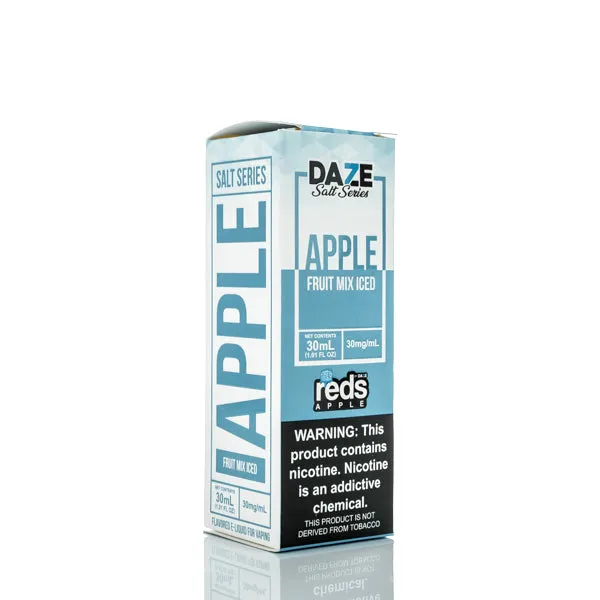 7 Daze TFN Salt Series - Reds Apple eJuice - Fruit Mix Iced - 30ml (DISCONTINUED) - Image 3