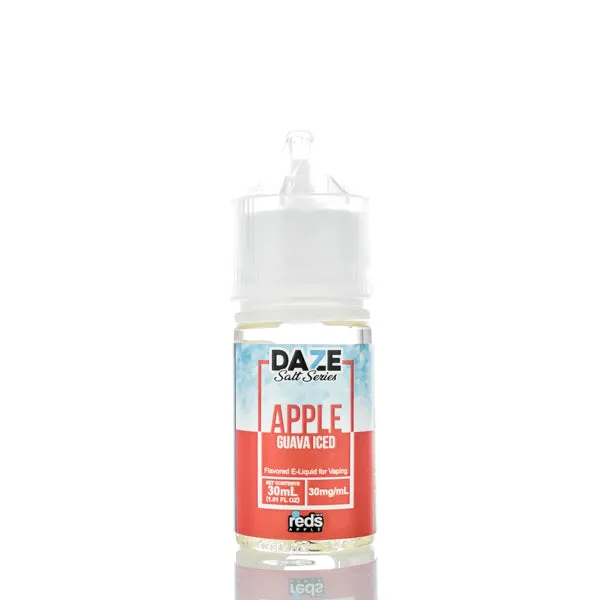 7 Daze TFN Salt Series - Reds Apple eJuice - Guava Iced - 30ml (DISCONTINUED) - Image 3