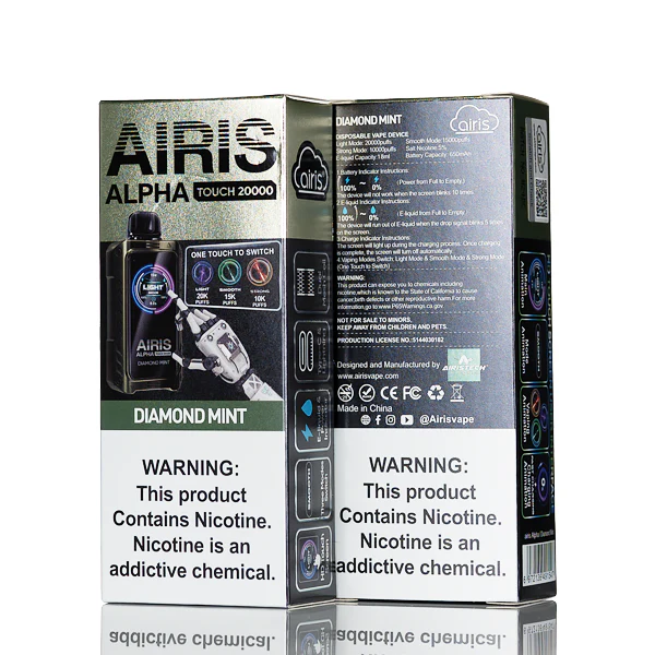 Airis Alpha Touch 20K Puffs Disposable - Image 6