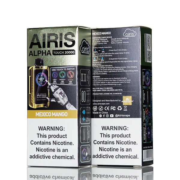 Airis Alpha Touch 20K Puffs Disposable - Image 8