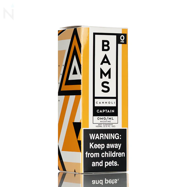BAMS Cannoli - No Nicotine Vape Juice - 100mL - Image 3