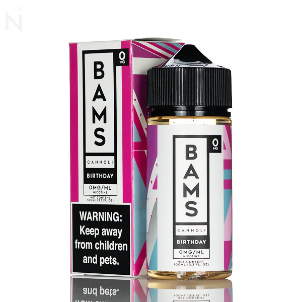 BAMS Cannoli - No Nicotine Vape Juice - 100mL - Image 5