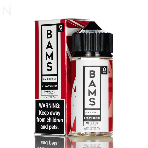 BAMS Cannoli - No Nicotine Vape Juice - 100mL - Image 7