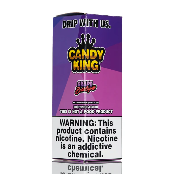 Candy King - Grape Bubble Gum - 100ml - Image 3