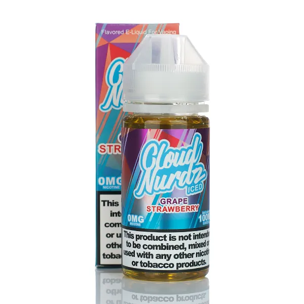 Cloud Nurdz ICED E-Liquid - No Nicotine Vape Juice - 100ml - Image 3