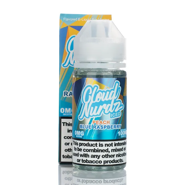 Cloud Nurdz ICED E-Liquid - No Nicotine Vape Juice - 100ml - Image 4