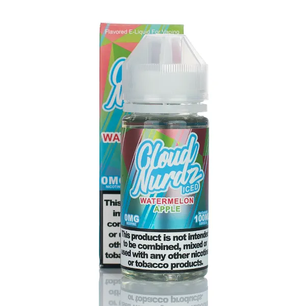 Cloud Nurdz ICED E-Liquid - No Nicotine Vape Juice - 100ml - Image 7