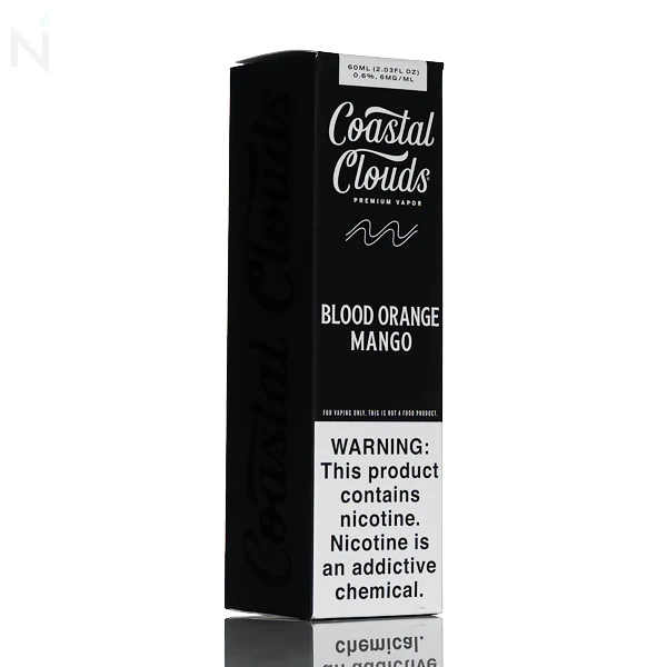 Coastal Clouds E-Liquid - Blood Orange Snow Cone (Blood Orange Mango) - 60mL - Image 3
