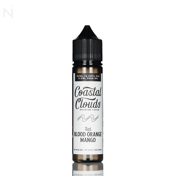 Coastal Clouds E-Liquid - Blood Orange Snow Cone Iced (Iced Blood Orange Mango) - 60mL - Image 2