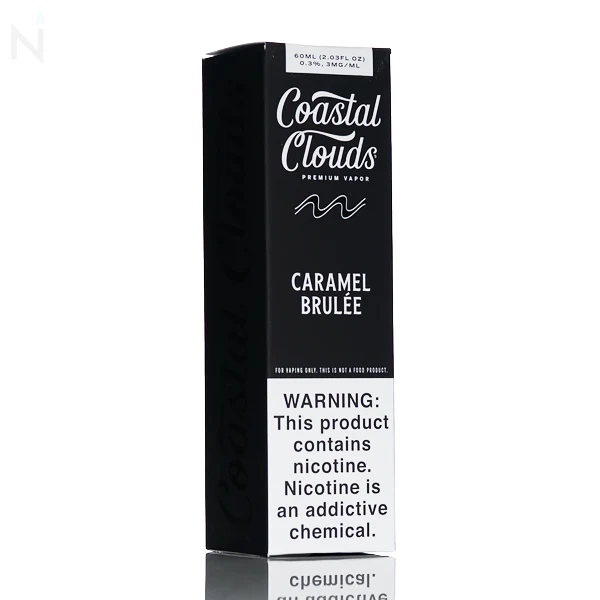 Coastal Clouds E-Liquid - Caramel Brulee - 60ml - Image 3