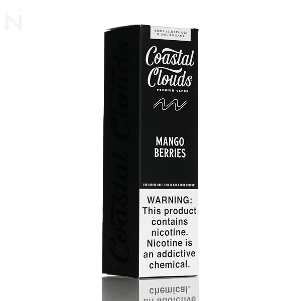 Coastal Clouds E-Liquid - Mango Berries - 60mL - Image 3