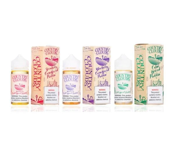 Country Clouds E-Liquid - Corn Bread Puddin'- 100mL - Image 3