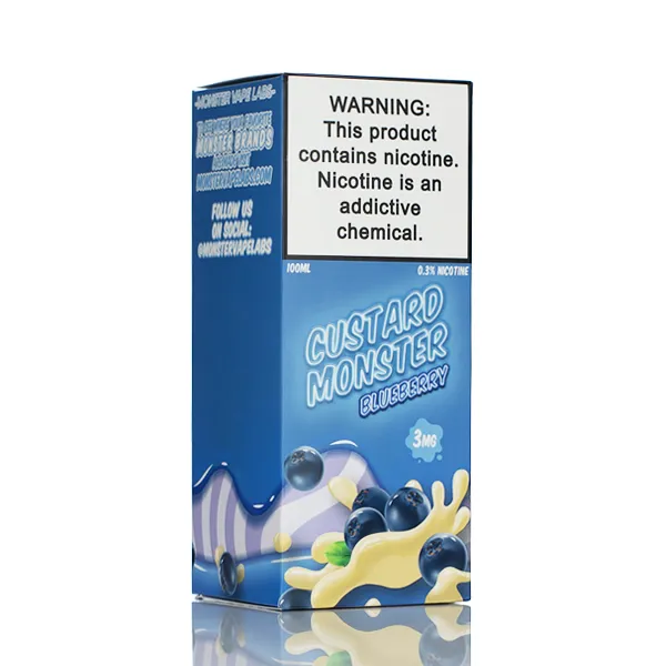 Custard Monster - Blueberry Custard - 100ml - Image 3