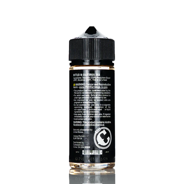 Cuttwood Classic E-Liquid - Clear - 120mL - Image 2