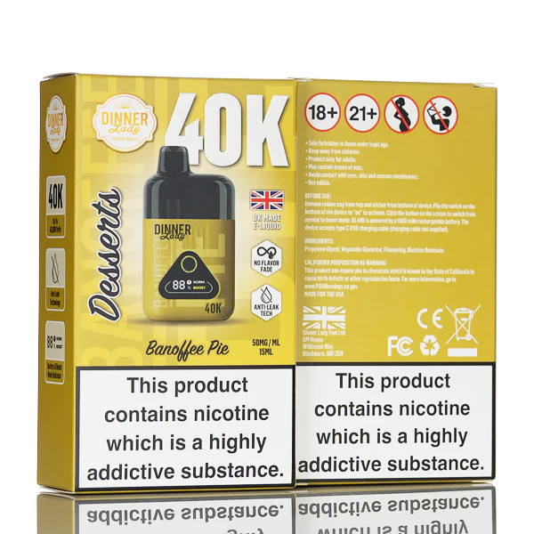 Dinner Lady Desserts 40K Puffs Disposable - Image 3
