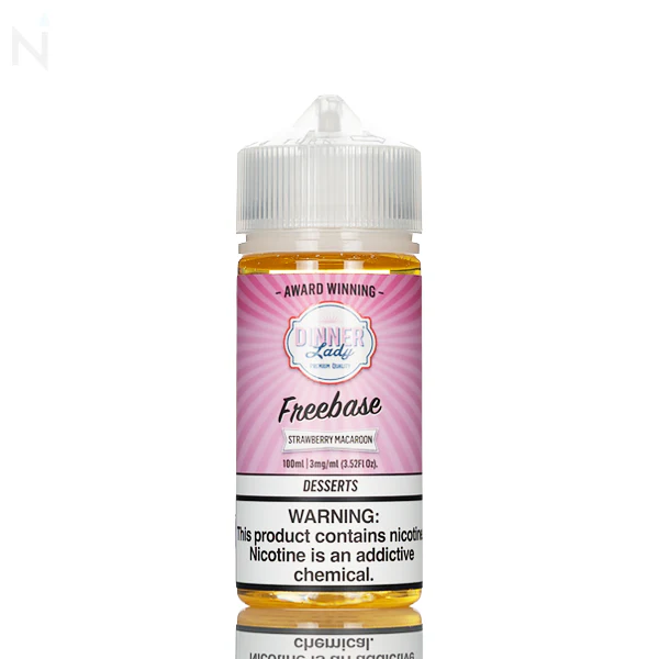 Dinner Lady E-Liquid - Strawberry Macaroon - 100ml - Image 2