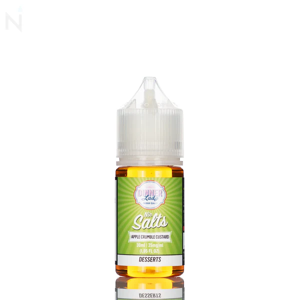 Dinner Lady Salt - Apple Crumble Custard - 30ml - Image 2