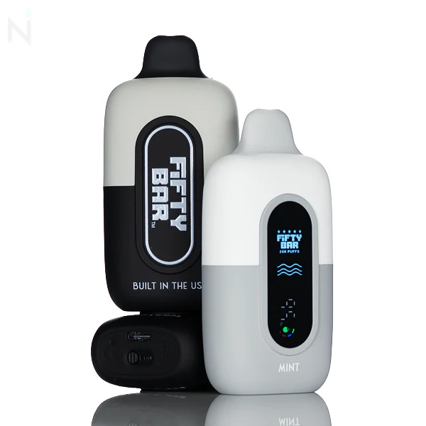 Fifty Bar V2 Silver Series 20mg Disposable Vape - Image 5