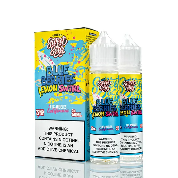 The Finest E-Liquid - Sweet & Sour - Blue Berries Lemon Swirl - 120ml (DISCONTINUED)