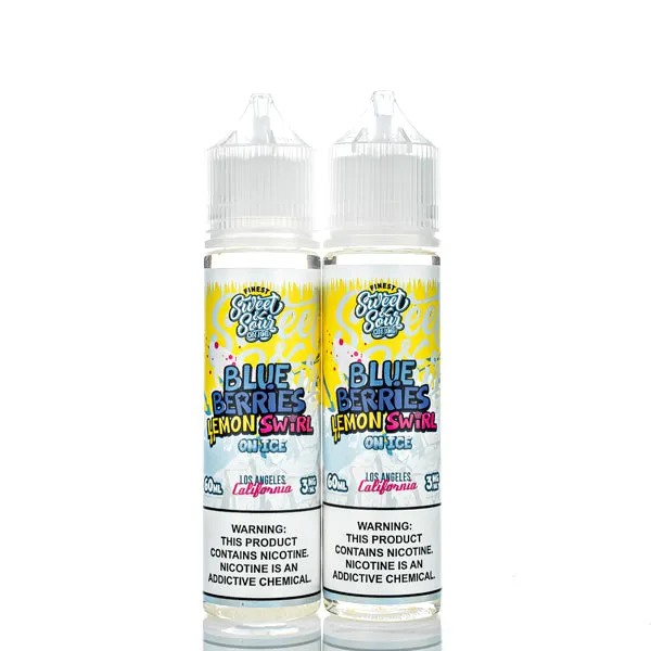The Finest E-Liquid - Sweet & Sour - Blue Berries Lemon Swirl ICE - 120ml (DISCONTINUED) - Image 2