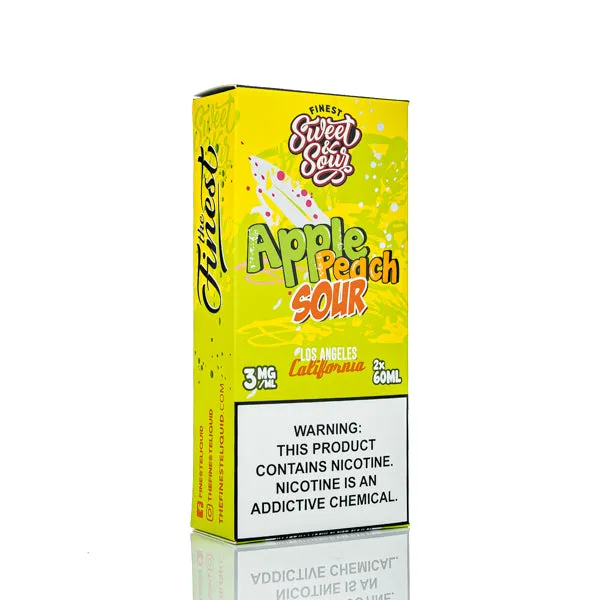 The Finest E-Liquid - Sweet & Sour - Apple Peach Sour - 120ml (DISCONTINUED) - Image 3