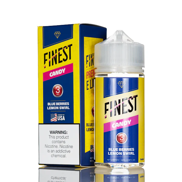 Finest E-Liquid - Candy Edition - Blue Berries Lemon Swirl - 100mL