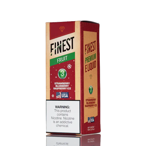 Finest E-Liquid - Fruit Edition - Strawberry Blueberry Raspberry Ice - 100mL (DISCONTINUED) - Image 3