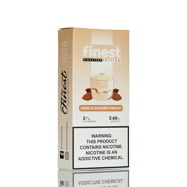 The Finest E-Liquid - Signature Edition - Vanilla Custard Tobacco  - 120ml (DISCONTINUED) - Image 3