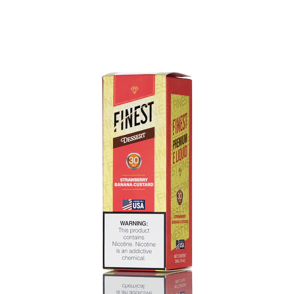 Finest Salt Nic - Desert Edition - Strawberry Banana Custard - 30mL - Image 3