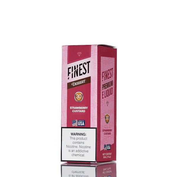 Finest Salt Nic - Desert Edition - Strawberry Custard - 30mL - Image 3