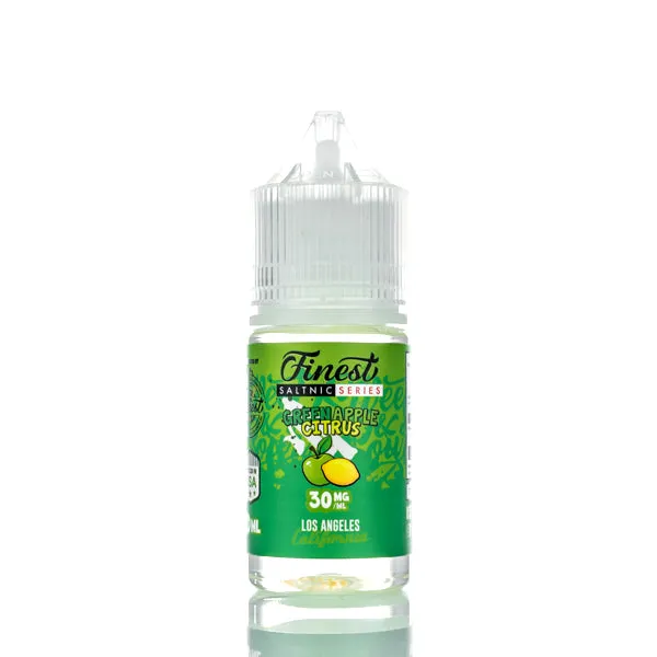 The Finest E-Liquid - Salt Nic Series - Green Apple Citrus - 30ml (DISCONTINUED) - Image 2