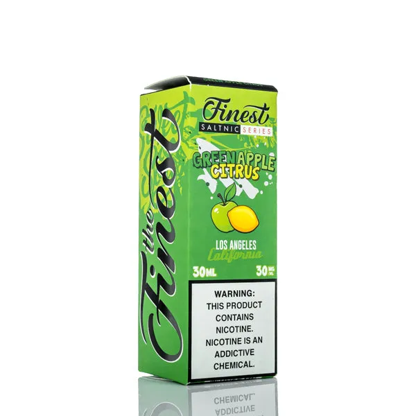 The Finest E-Liquid - Salt Nic Series - Green Apple Citrus - 30ml (DISCONTINUED) - Image 3