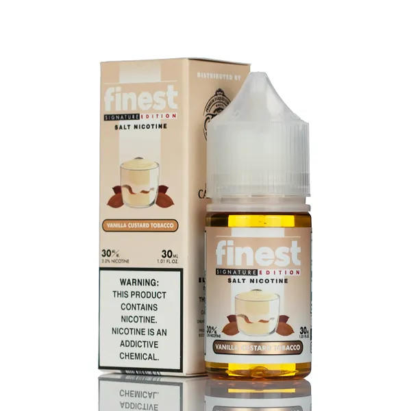 The Finest E-Liquid - Salt Nic Series - Vanilla Custard Tobacco - 30ml (DISCONTINUED)