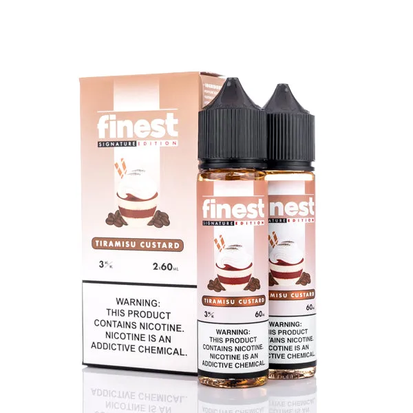 The Finest E-Liquid - Signature Edition - Tiramisu Custard - 120ml (DISCONTINUED)
