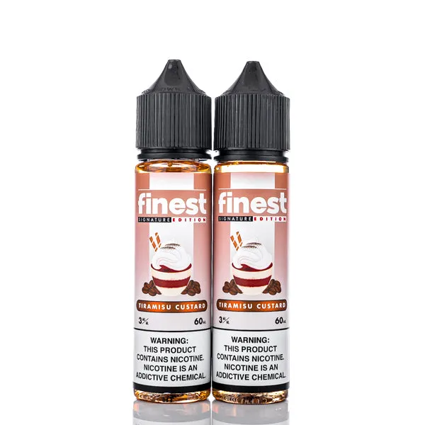 The Finest E-Liquid - Signature Edition - Tiramisu Custard - 120ml (DISCONTINUED) - Image 2
