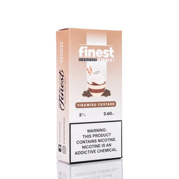 The Finest E-Liquid - Signature Edition - Tiramisu Custard - 120ml (DISCONTINUED) - Image 3