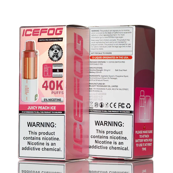 IceFog 40K Switch Pro Disposable Pod - Foger Compatible - Image 7