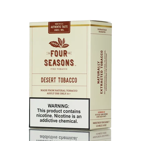 Four Seasons E-liquids - Desert Tobacco - 60ml - Image 3