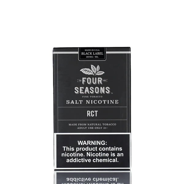 Four Seasons Salt Nicotine - Black Label - RCT - 30ml - Image 3