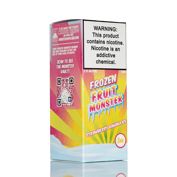 Frozen Fruit Monster - Strawberry Banana Ice - 100mL - Image 2